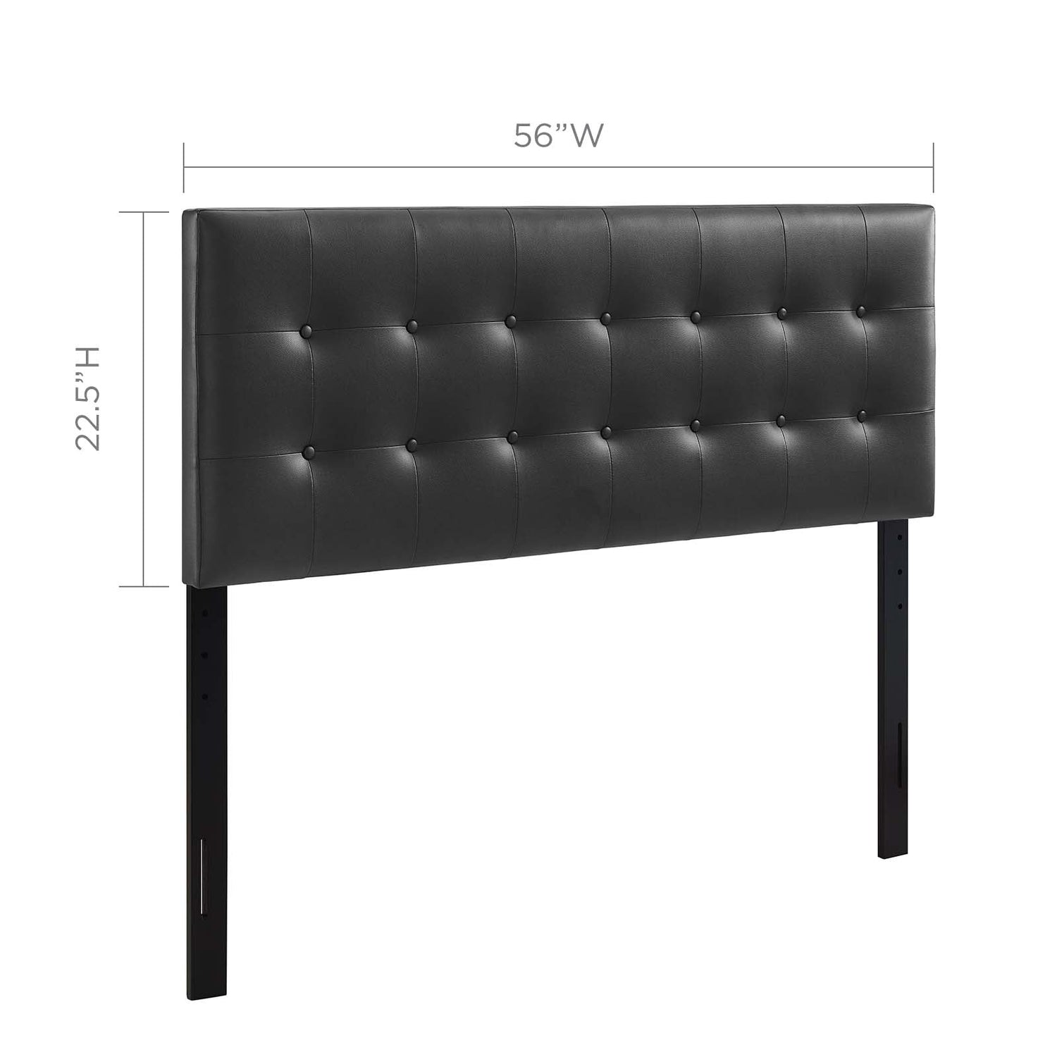 Emily Upholstered Vinyl Headboard By HouseBean