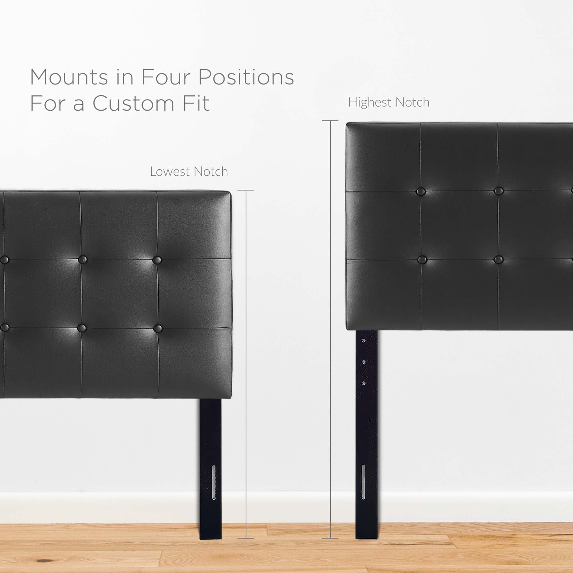 Emily Upholstered Vinyl Headboard by Modway