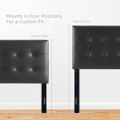 Emily Upholstered Vinyl Headboard by Modway