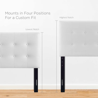 Emily Upholstered Vinyl Headboard by Modway