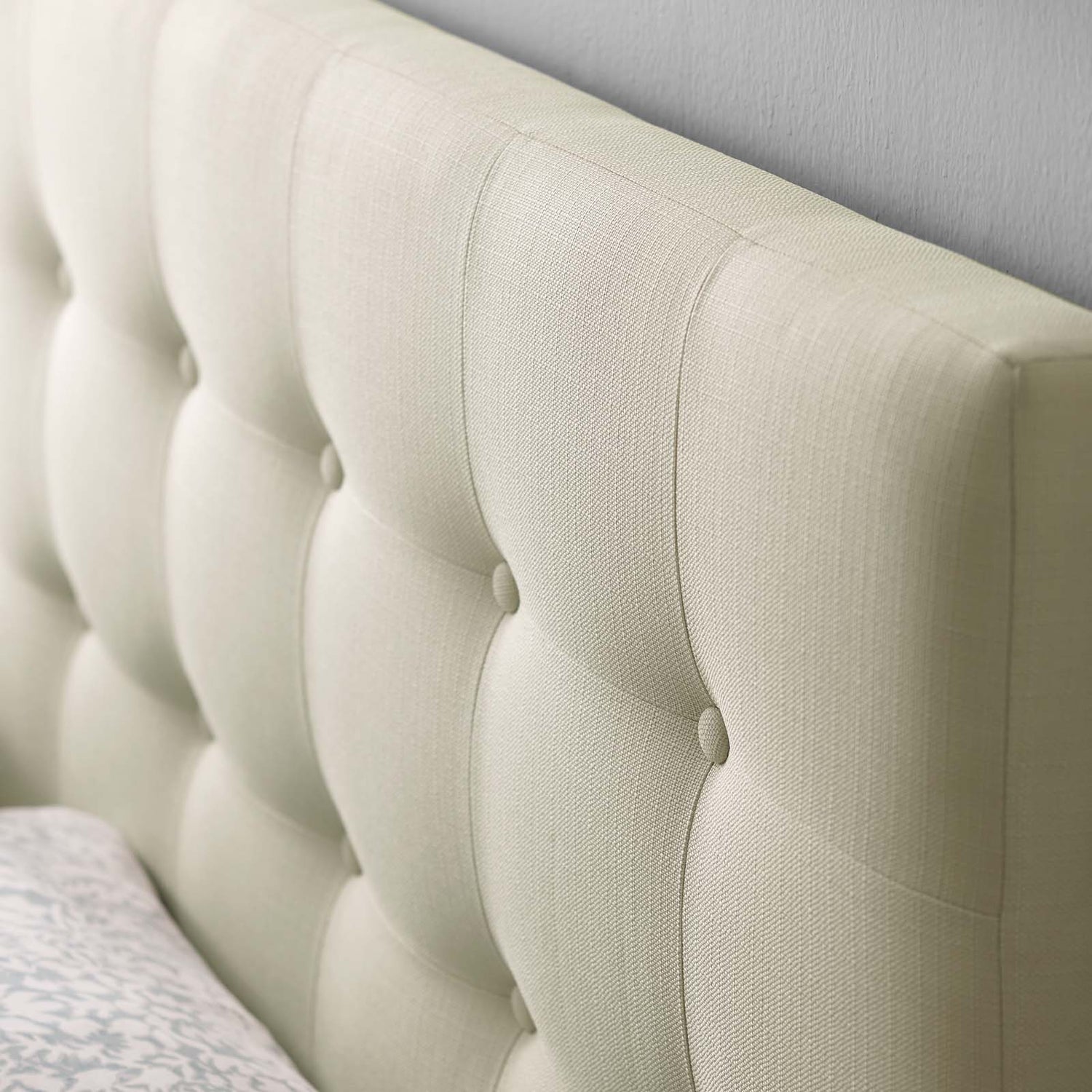 Emily Upholstered Fabric Headboard By HouseBean