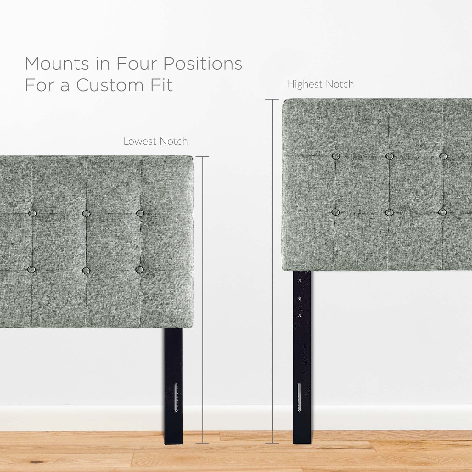 Emily Upholstered Fabric Headboard by Modway