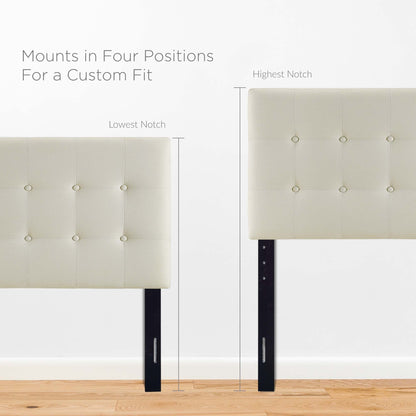 Emily Upholstered Fabric Headboard by Modway
