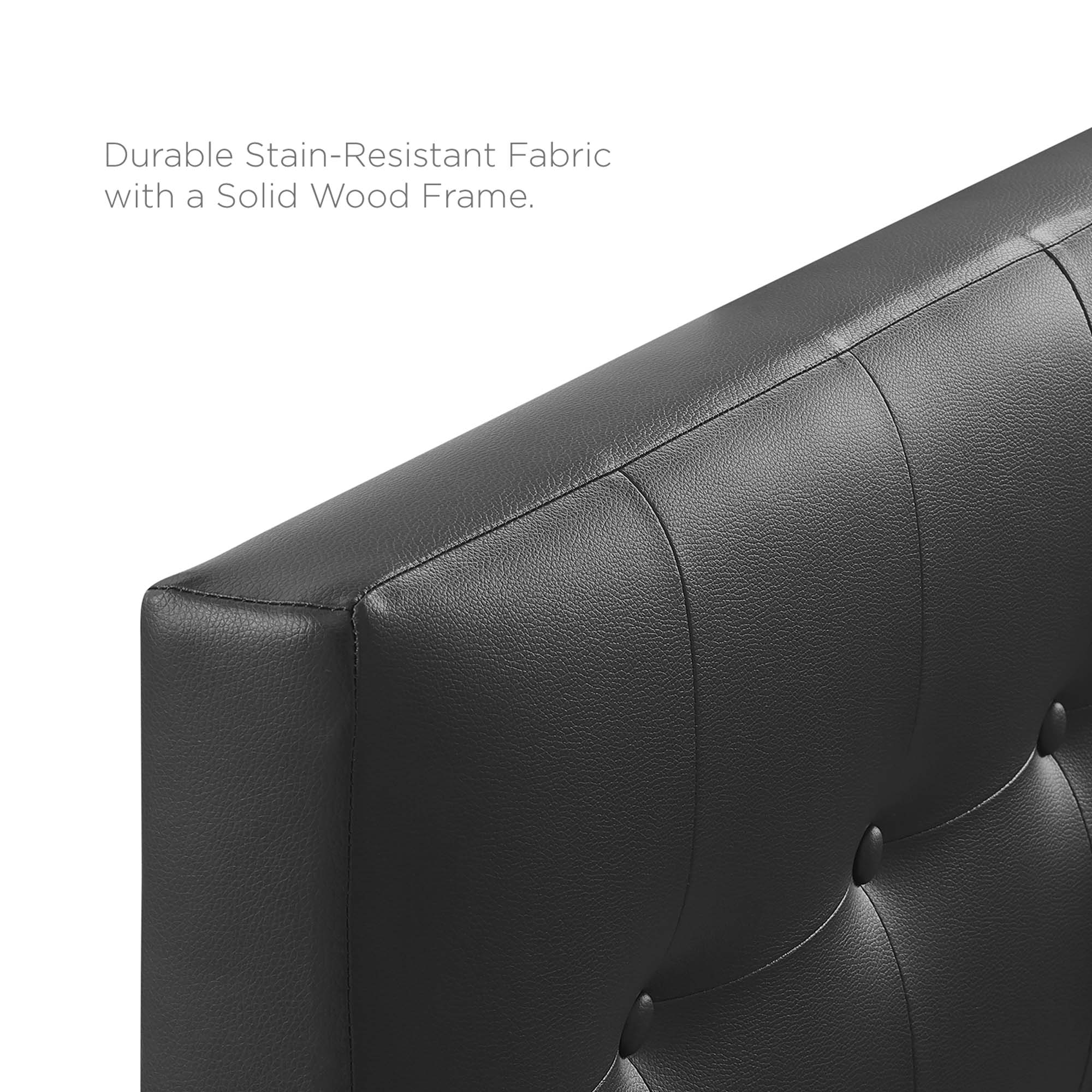 Emily Upholstered Vinyl Headboard by Modway