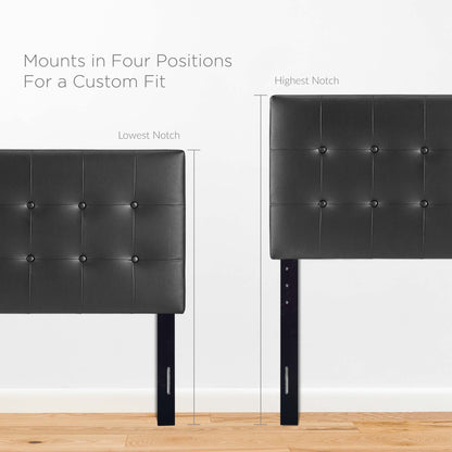 Emily Upholstered Vinyl Headboard by Modway