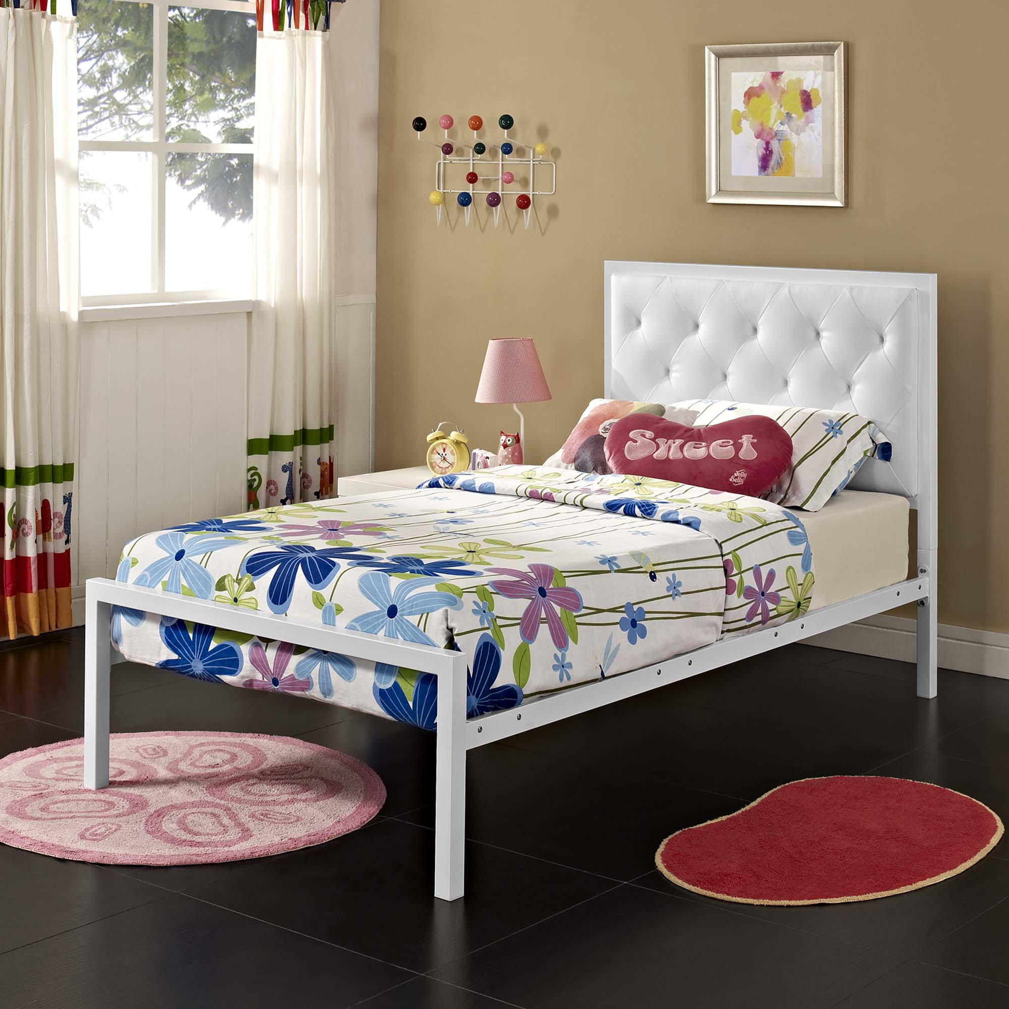 Mia Fabric Bed by Modway