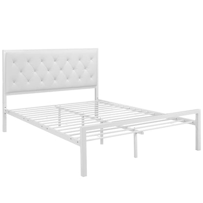 Mia Vinyl Bed by Modway