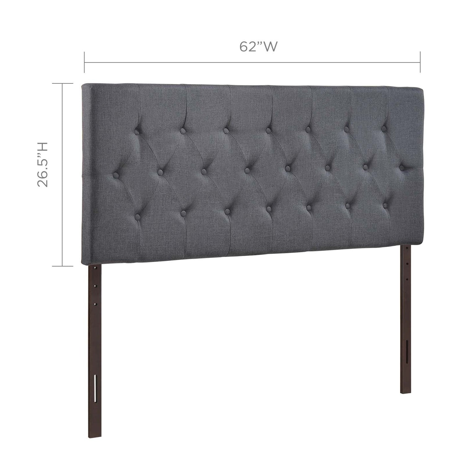 Clique Upholstered Fabric Headboard By HouseBean