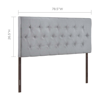 Clique Upholstered Fabric Headboard By HouseBean