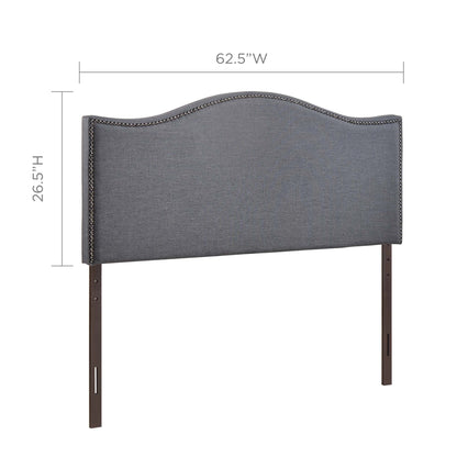 Curl Nailhead Upholstered Headboard by Modway