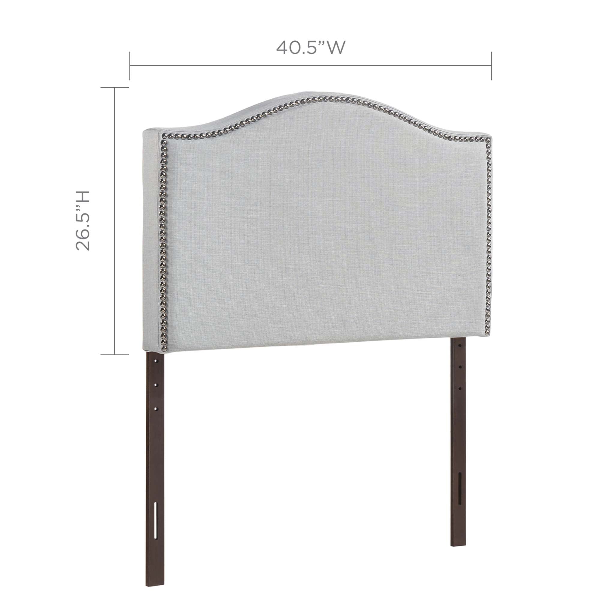 Curl Nailhead Upholstered Headboard by Modway