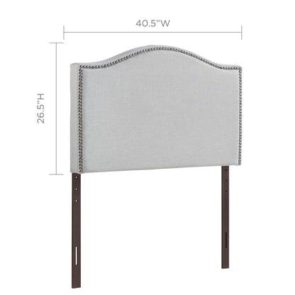 Curl Nailhead Upholstered Headboard by Modway