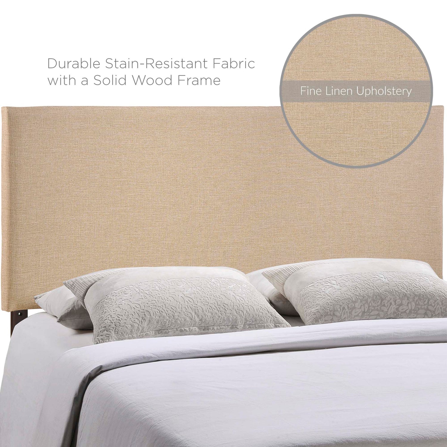 Region Upholstered Fabric Headboard by Modway