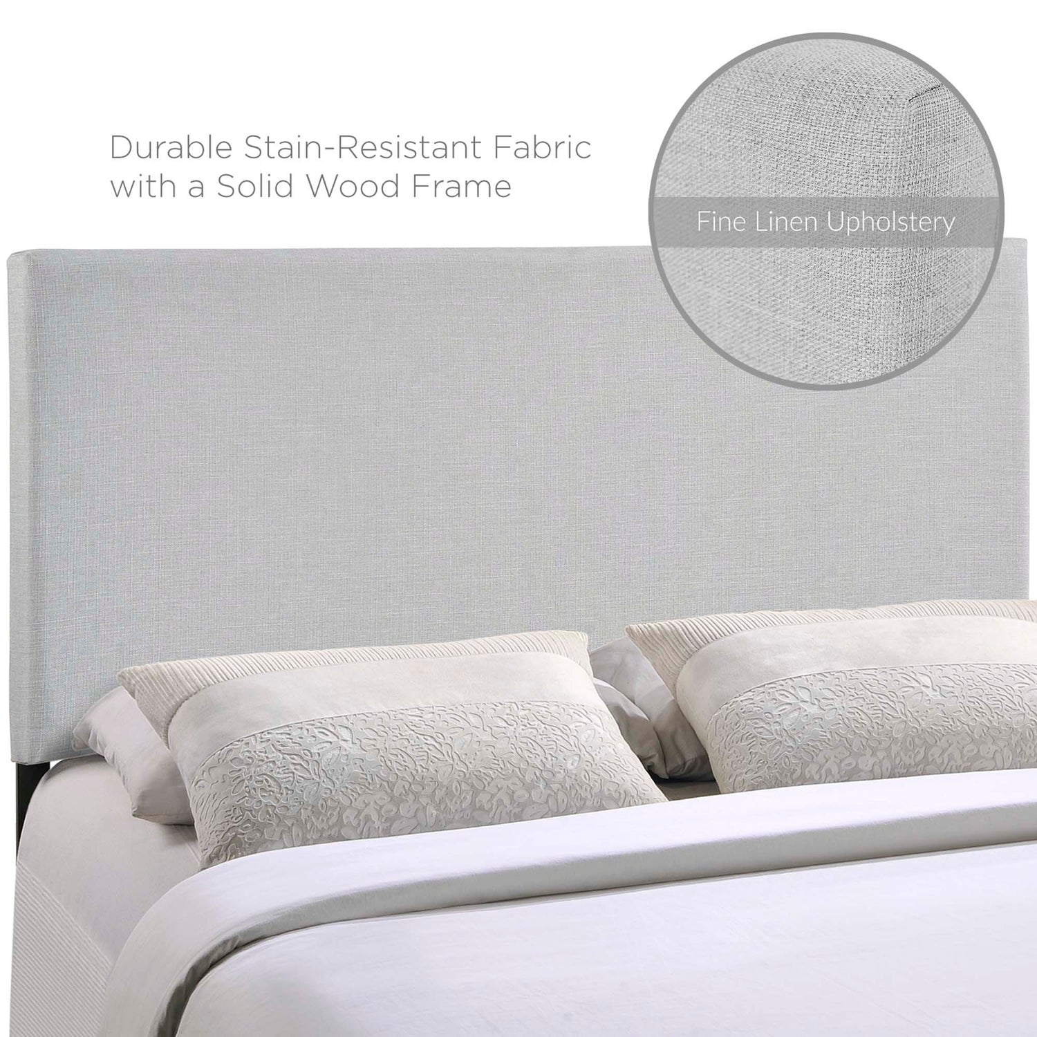 Region Upholstered Fabric Headboard by Modway