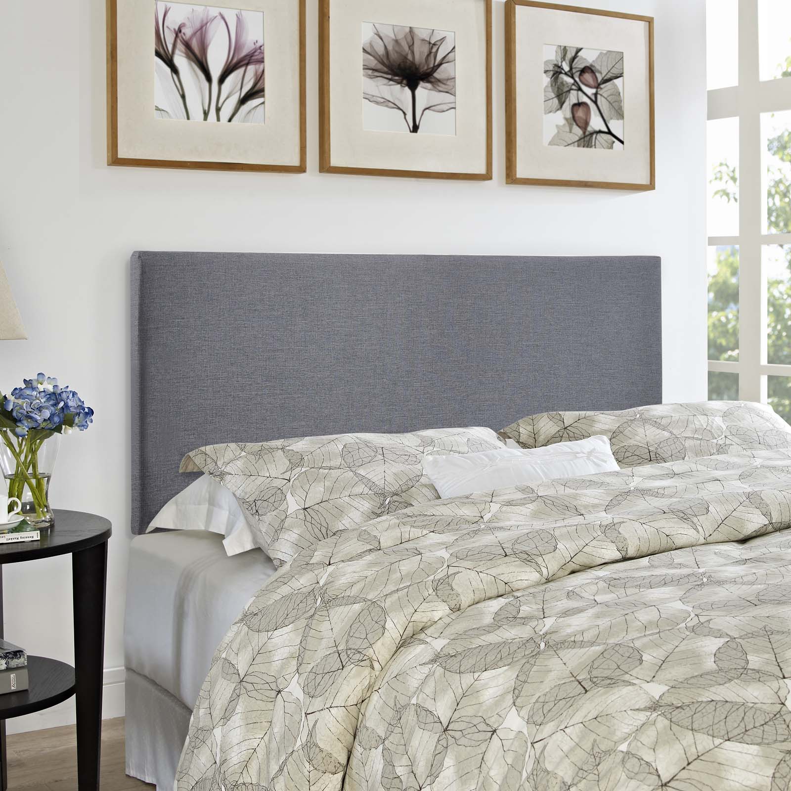 Region Upholstered Fabric Headboard By HouseBean