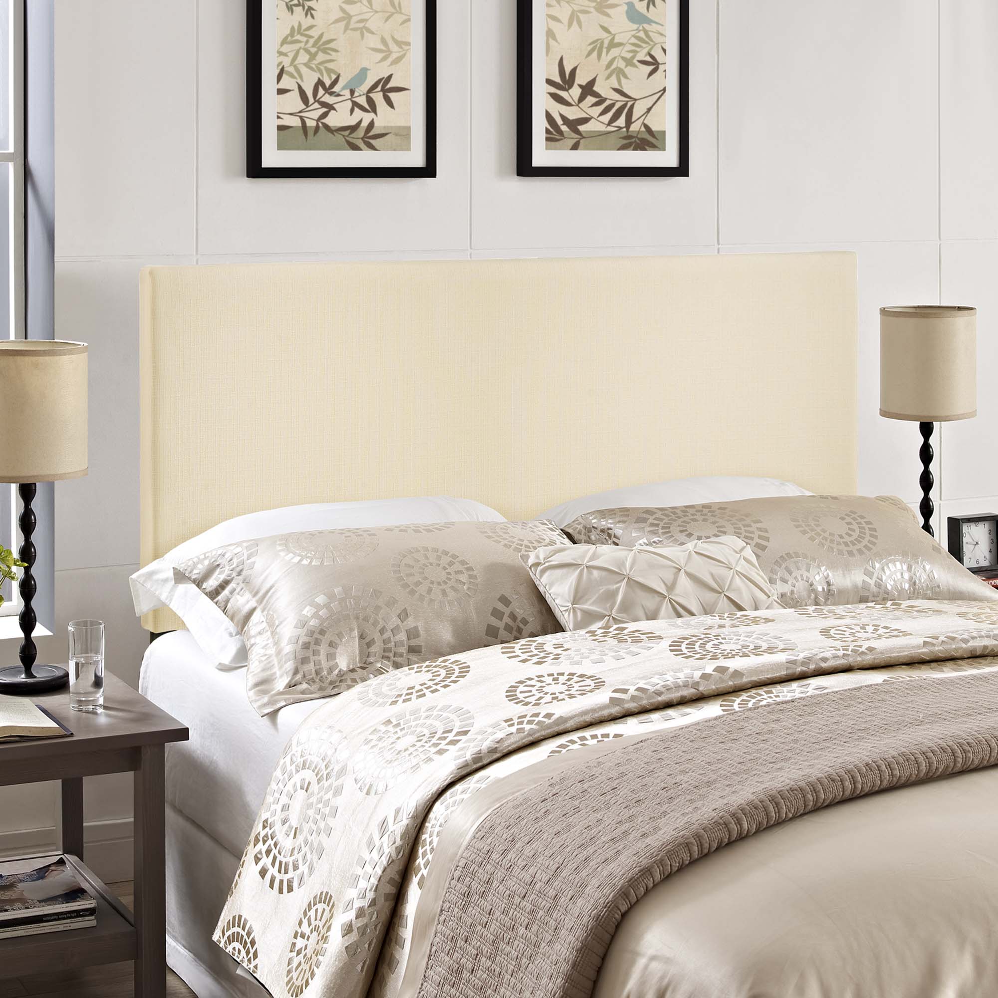 Region Upholstered Fabric Headboard by Modway