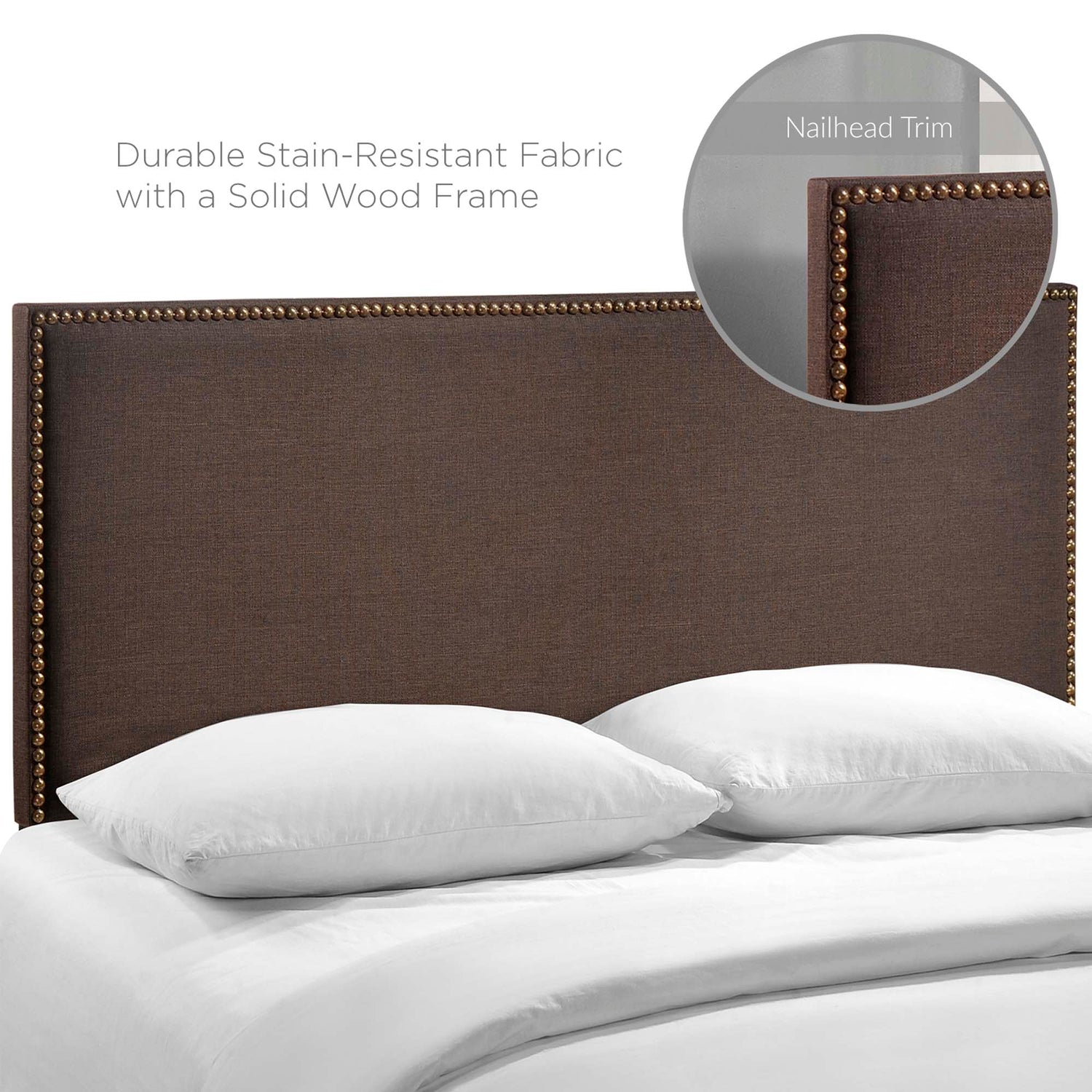 Region Nailhead Upholstered Headboard by Modway