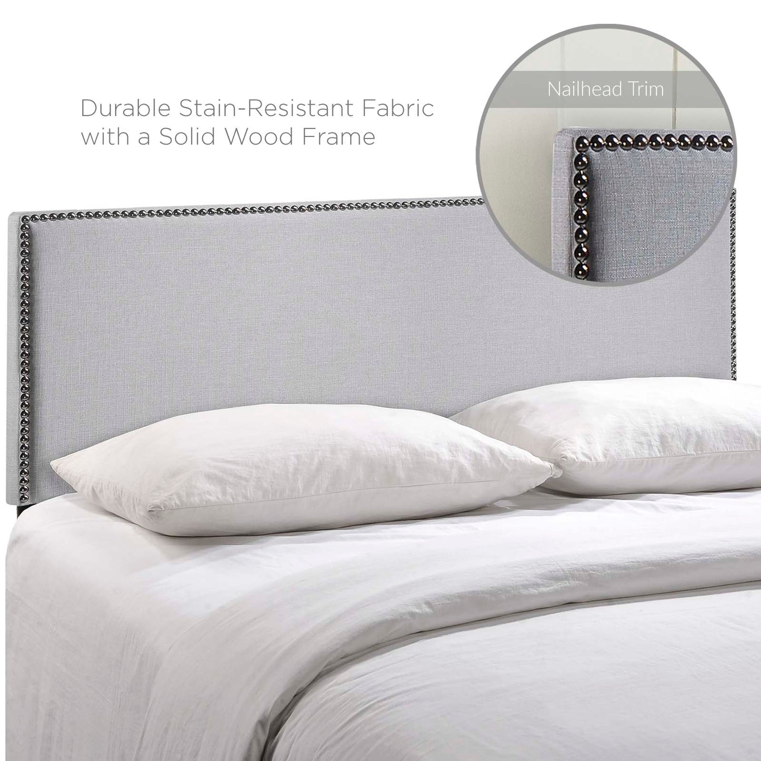 Region Nailhead Upholstered Headboard by Modway