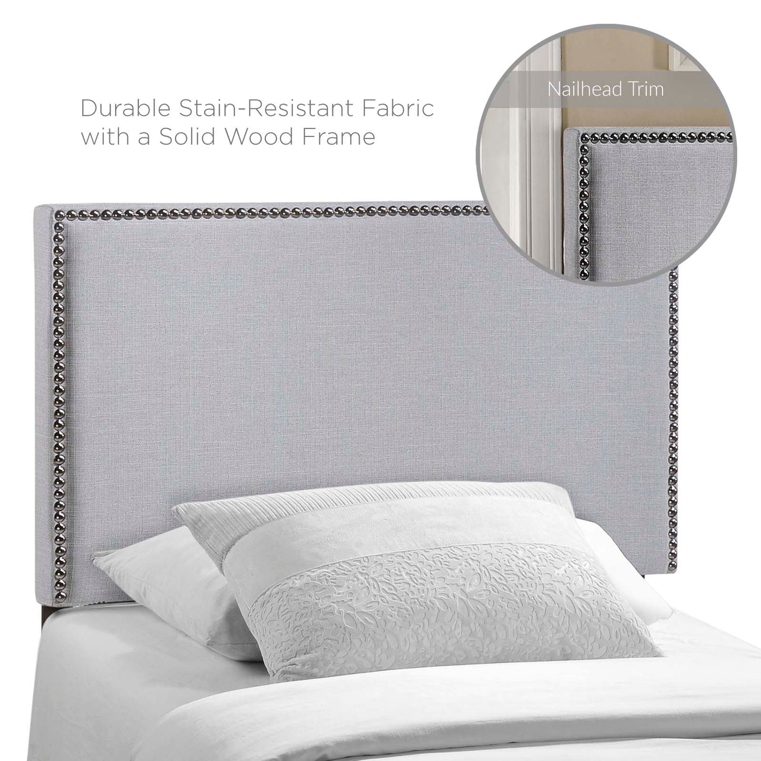 Region Nailhead Upholstered Headboard by Modway