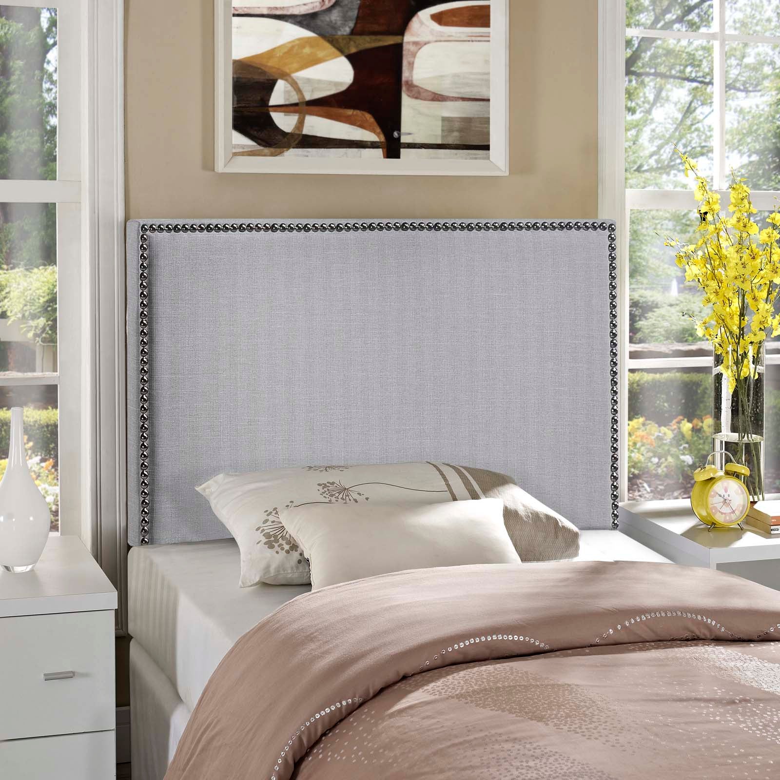 Region Nailhead Upholstered Headboard By HouseBean