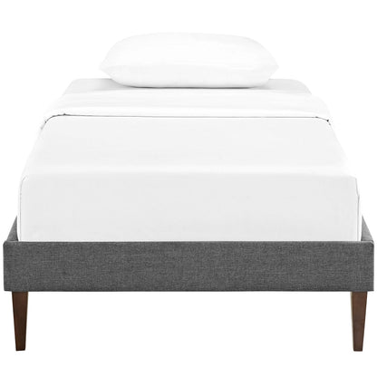 Sharon Fabric Bed Frame with Squared Tapered Legs by Modway