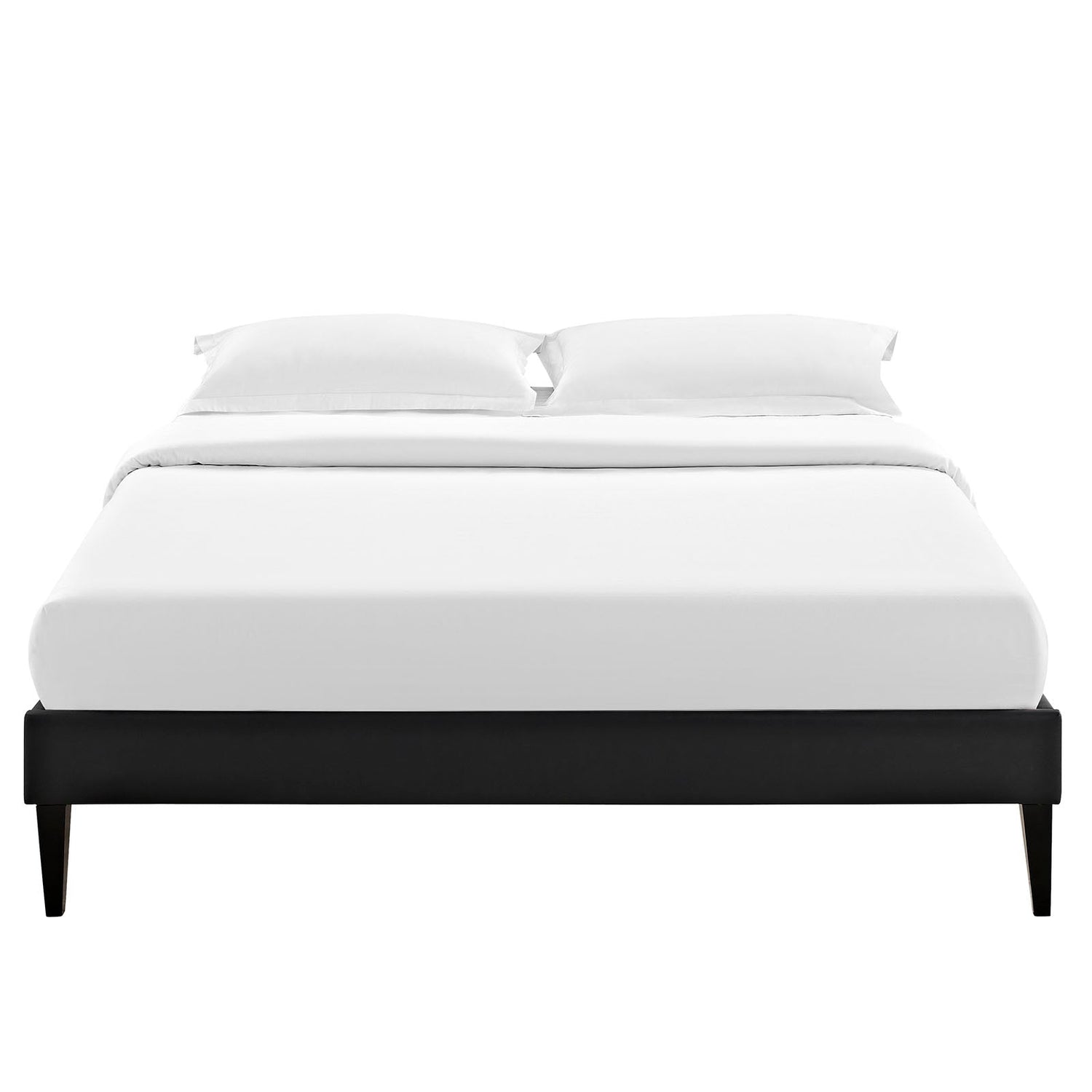 Sharon Fabric Bed Frame with Squared Tapered Legs by Modway