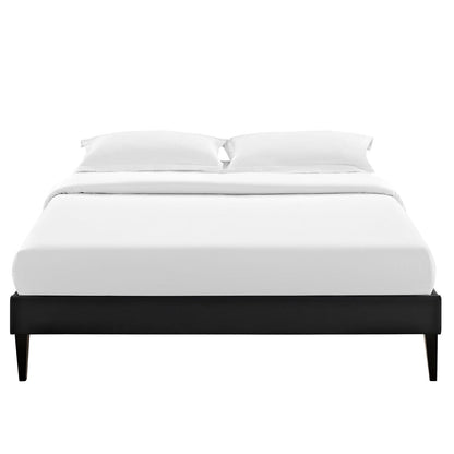 Sharon Fabric Bed Frame with Squared Tapered Legs by Modway