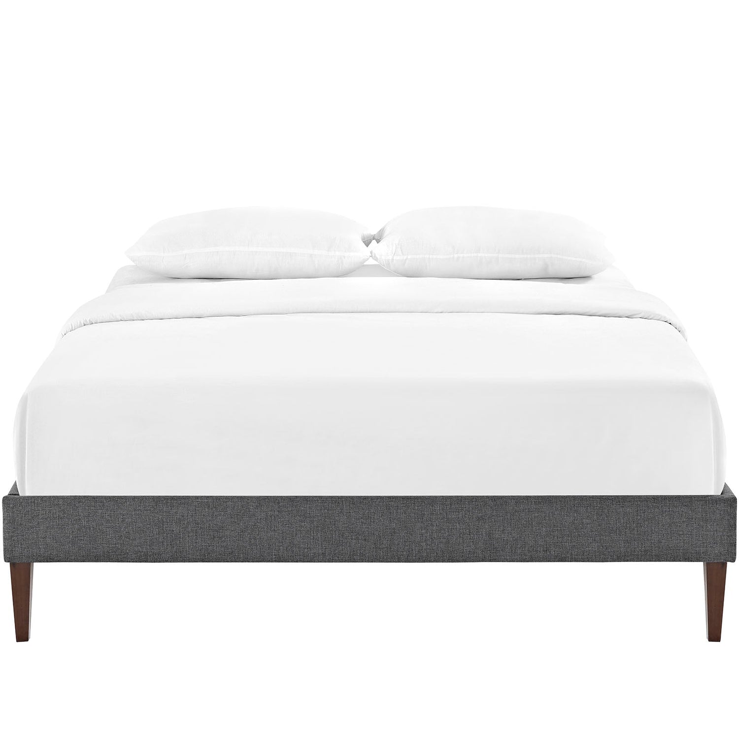 Sharon Fabric Bed Frame with Squared Tapered Legs by Modway