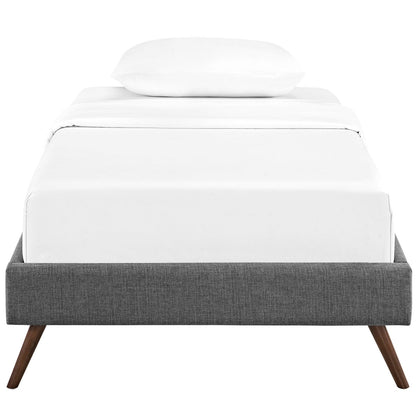 Helen Fabric Bed Frame with Round Splayed Legs by Modway