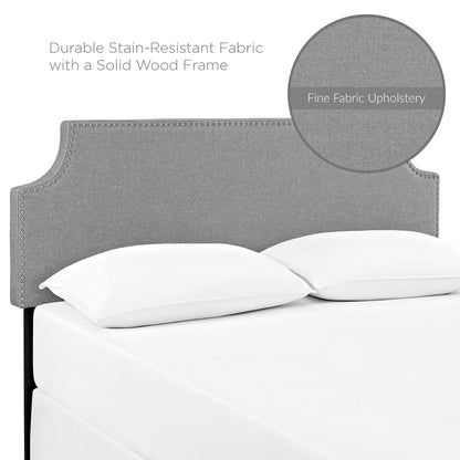 Laura Upholstered Fabric Headboard By HouseBean