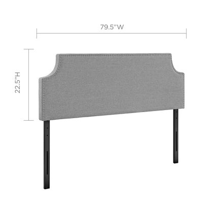 Laura Upholstered Fabric Headboard By HouseBean