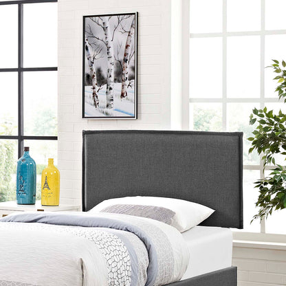 Camille Upholstered Fabric Headboard By HouseBean