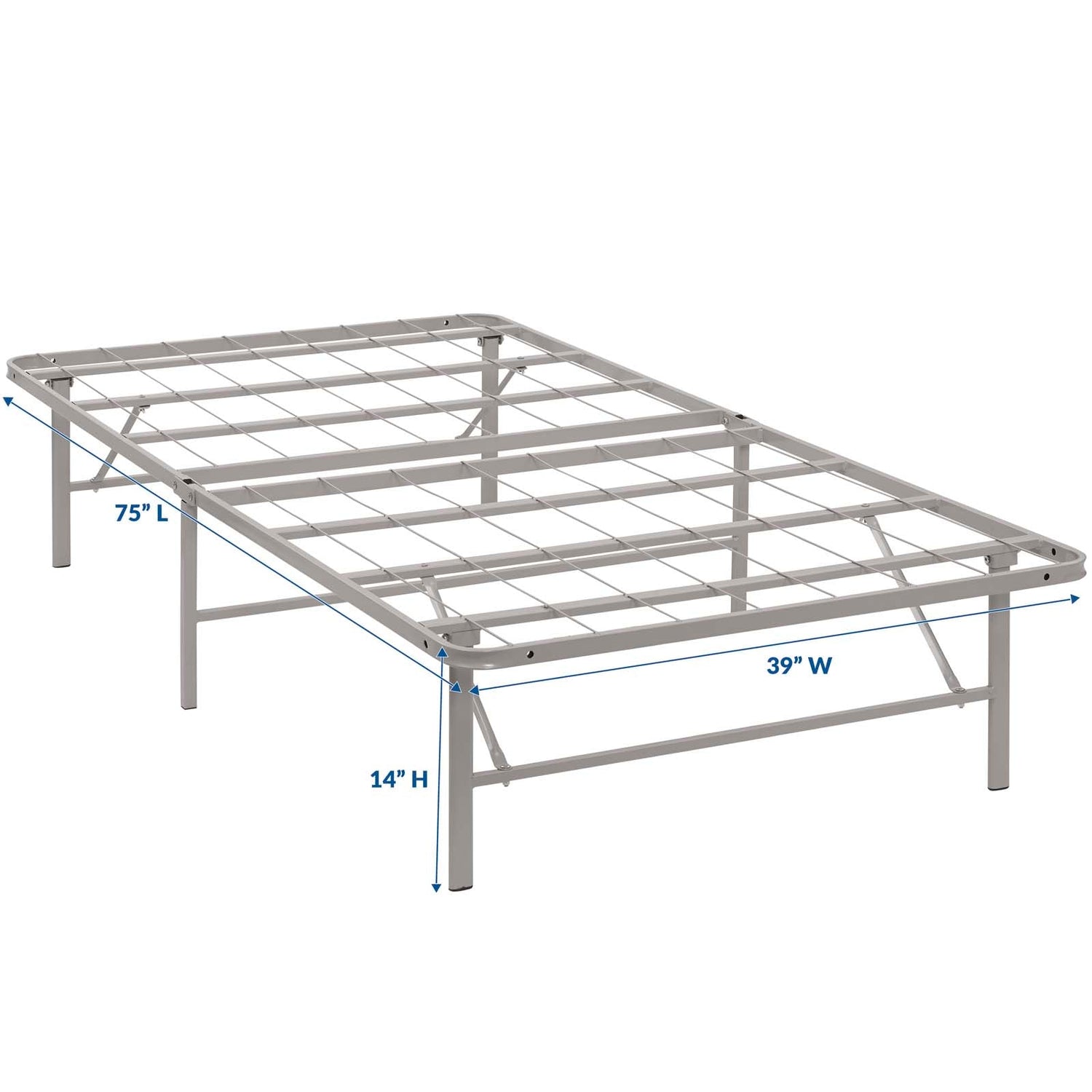 Horizon Stainless Steel Bed Frame By HouseBean