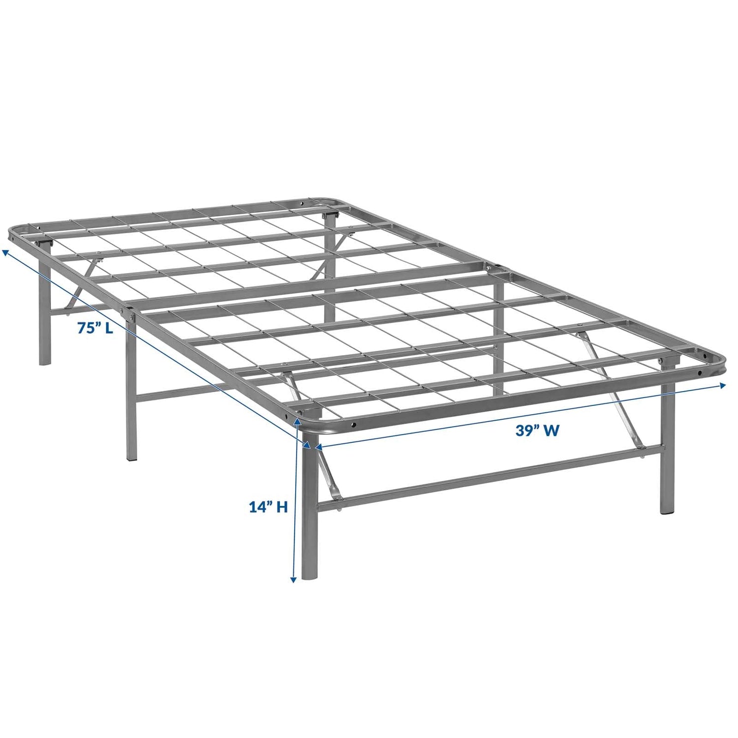 Horizon Stainless Steel Bed Frame By HouseBean