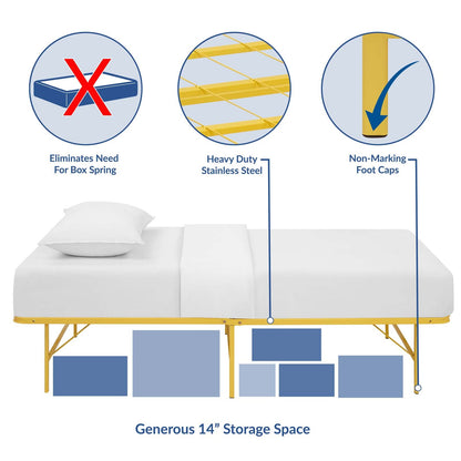 Horizon Stainless Steel Bed Frame by Modway