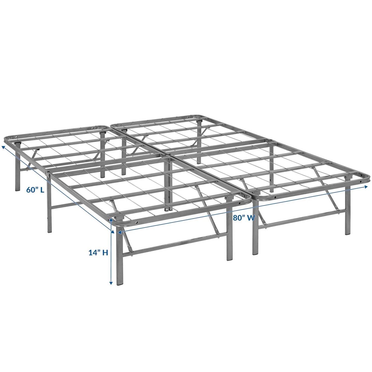 Horizon Stainless Steel Bed Frame by Modway