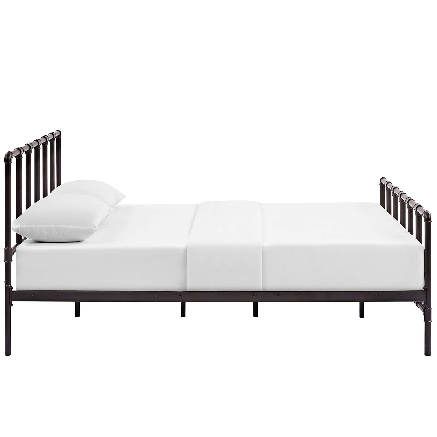 Dower Stainless Steel Bed by Modway