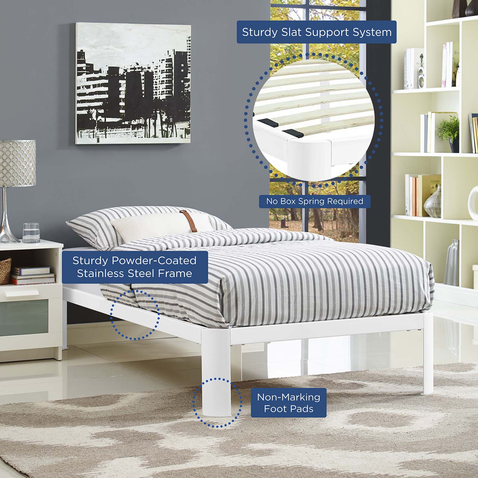 Corinne Bed Frame by Modway