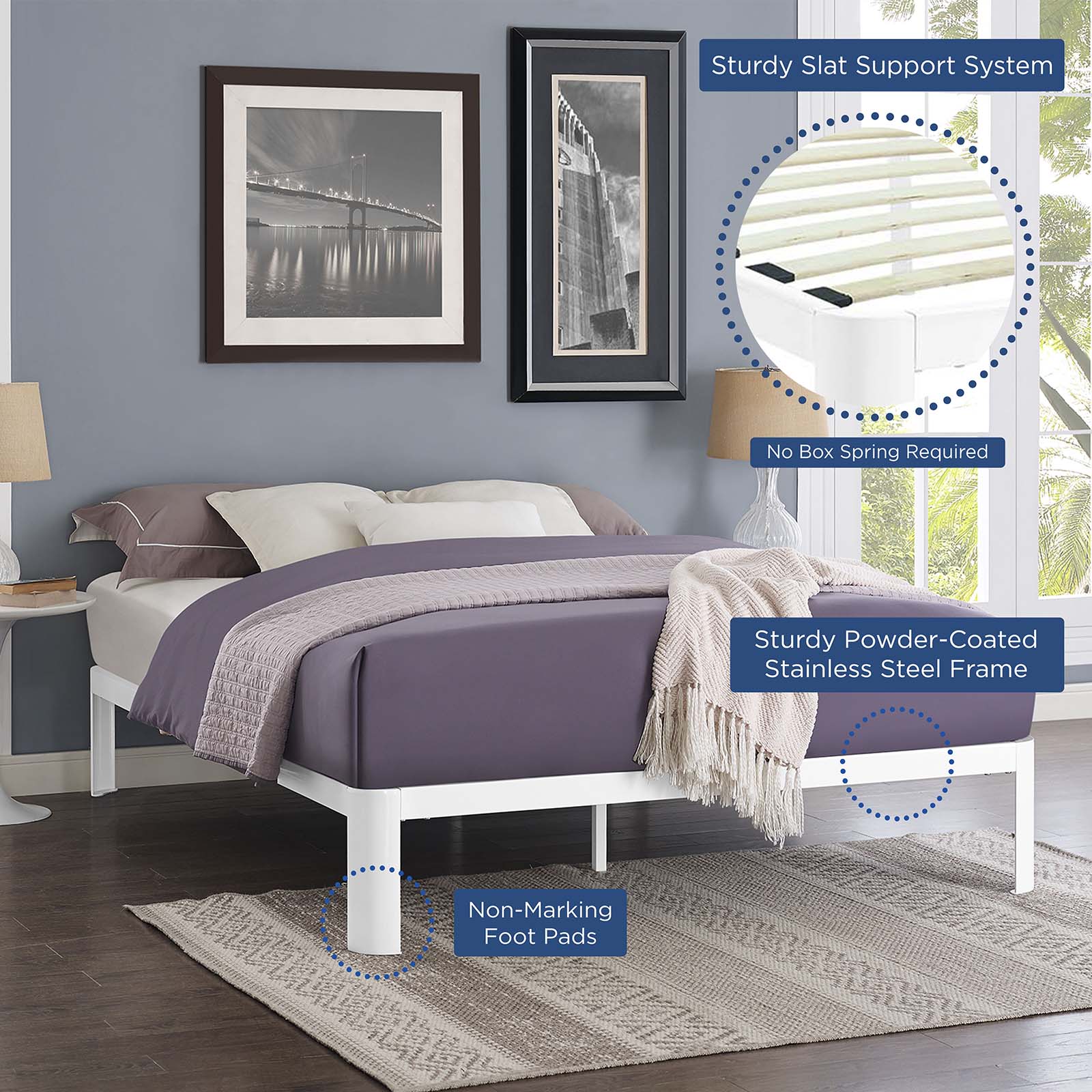 Corinne Bed Frame by Modway