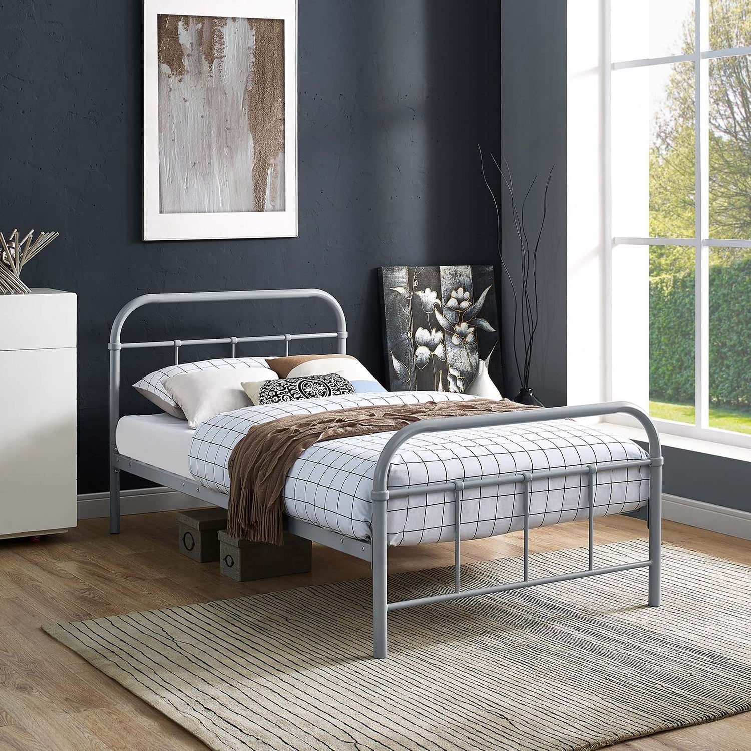 Maisie Stainless Steel Bed Frame By HouseBean