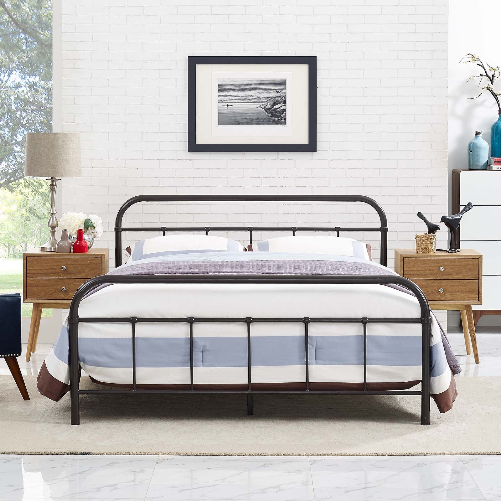 Maisie Stainless Steel Bed Frame By HouseBean