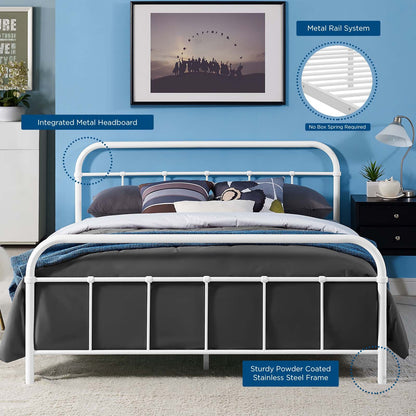 Maisie Stainless Steel Bed Frame By HouseBean