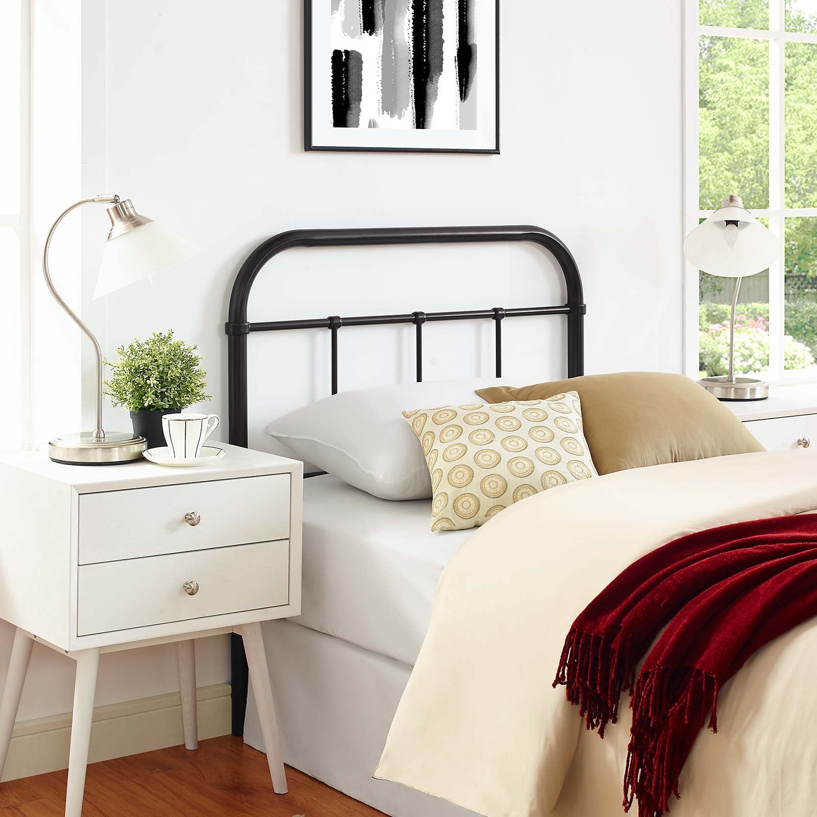 Serena Steel Headboard By HouseBean