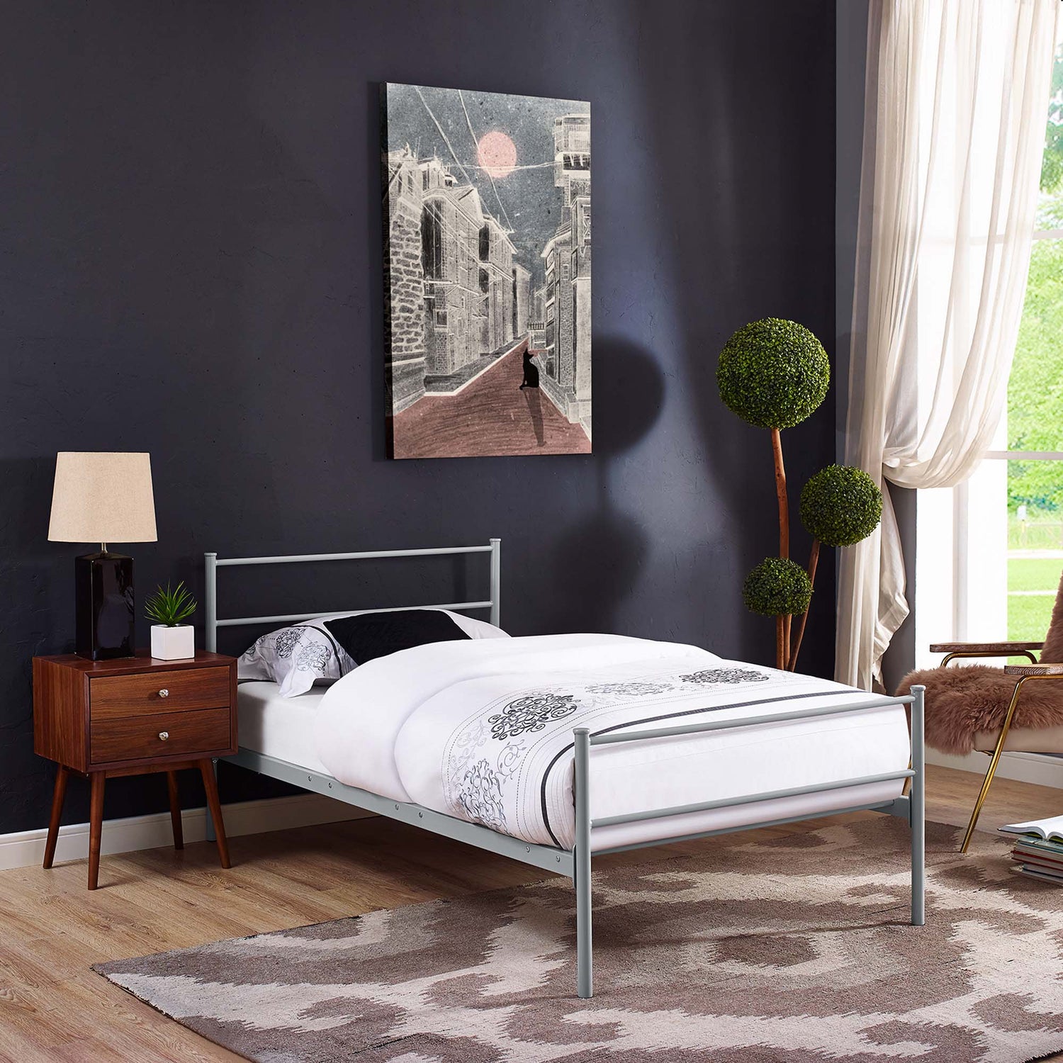 Alina Platform Bed Frame by Modway