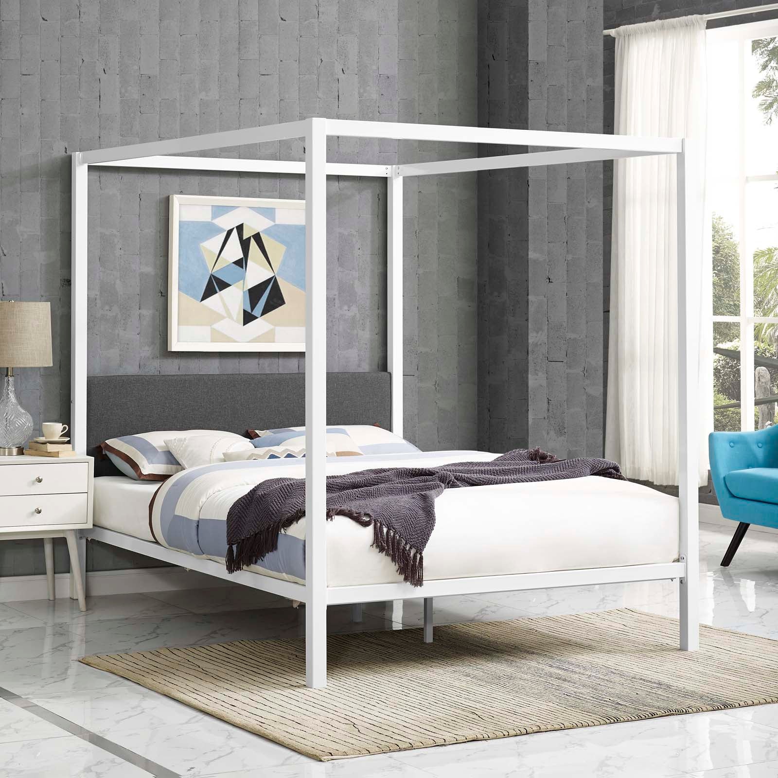 Raina Canopy Bed Frame By HouseBean