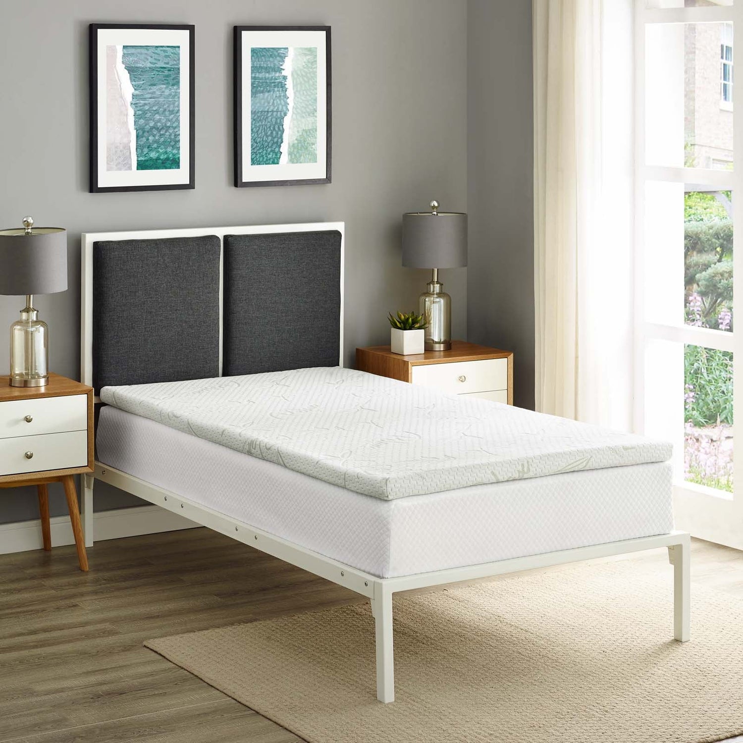 Relax 2&quot; Gel Memory Foam Mattress Topper By HouseBean