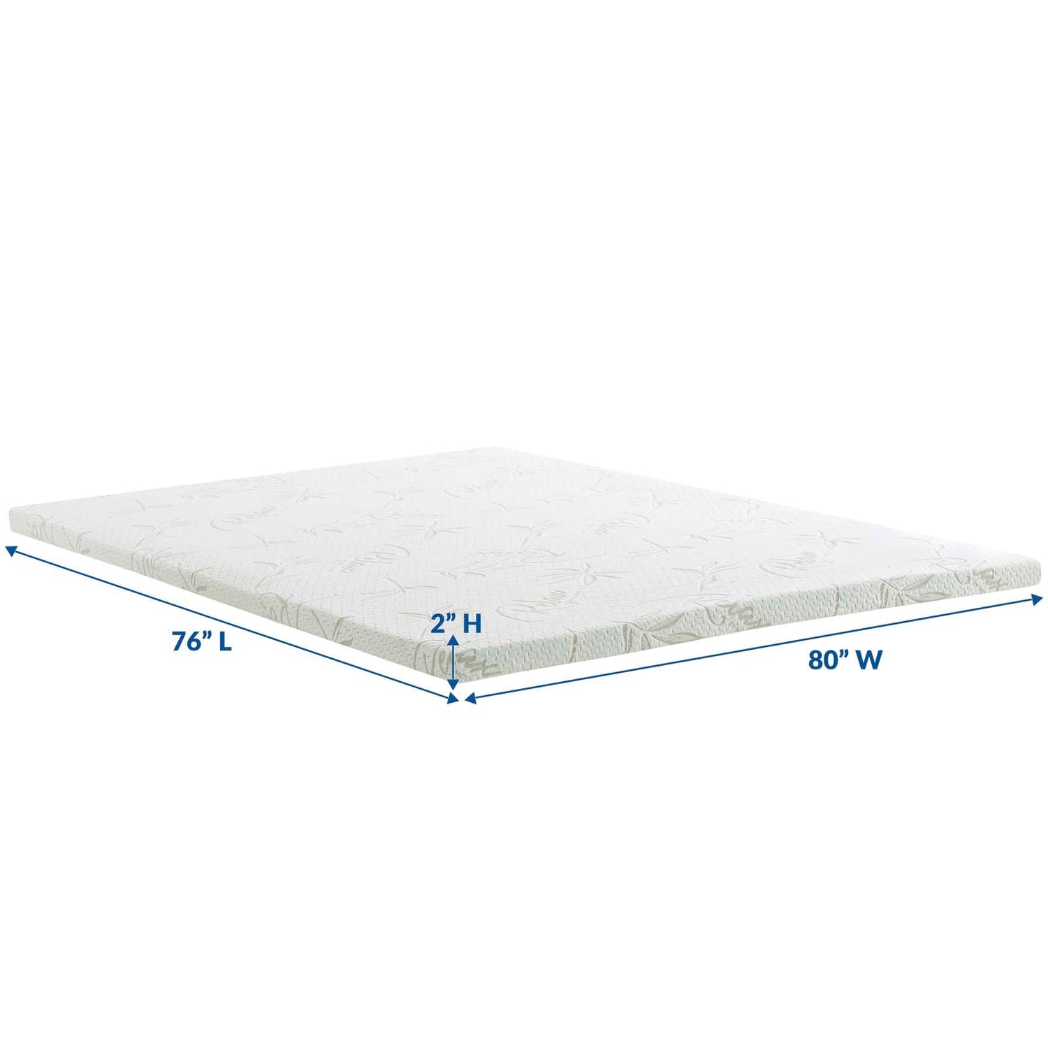 Relax 2&quot; Gel Memory Foam Mattress Topper By HouseBean