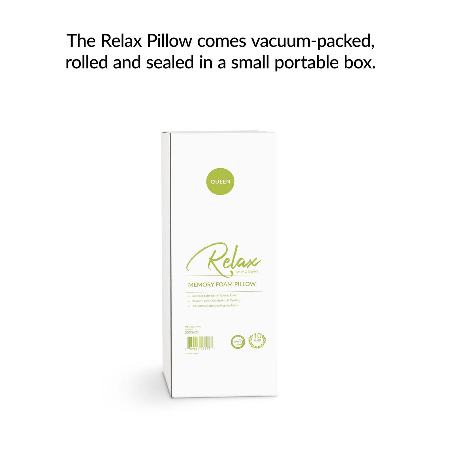 Relax Standard/ Size Pillow by Modway