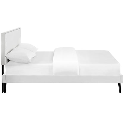 Phoebe Platform Bed with Round Splayed Legs by Modway
