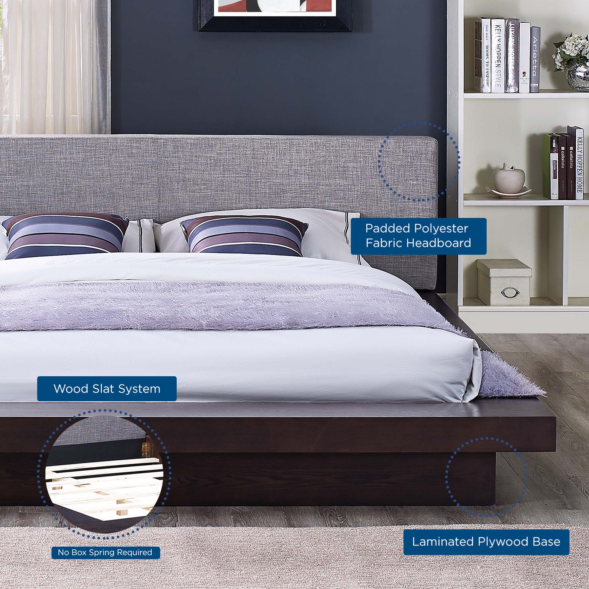 Freja Platform Bed by Modway